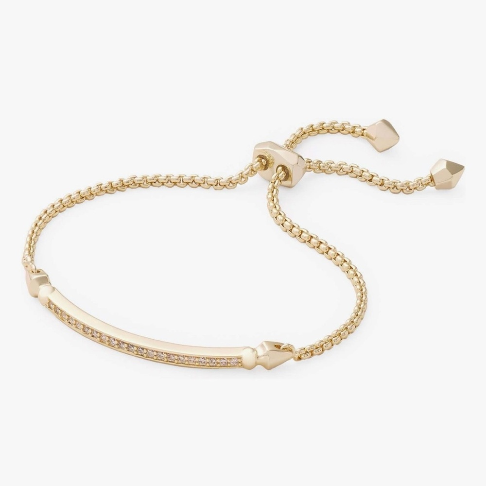 Kendra Scott Ott Adjustable Chain Bracelet, Gold-Plated Bracelet